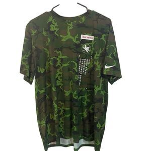 The Nike Tee short sleeve camo Buckeye XL green Ohio State Buckeyes Our honor de